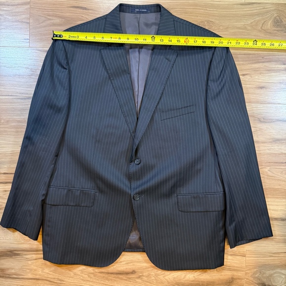 Cremieux Men’s 46S Loro Piana Wool Pinstripe Suit